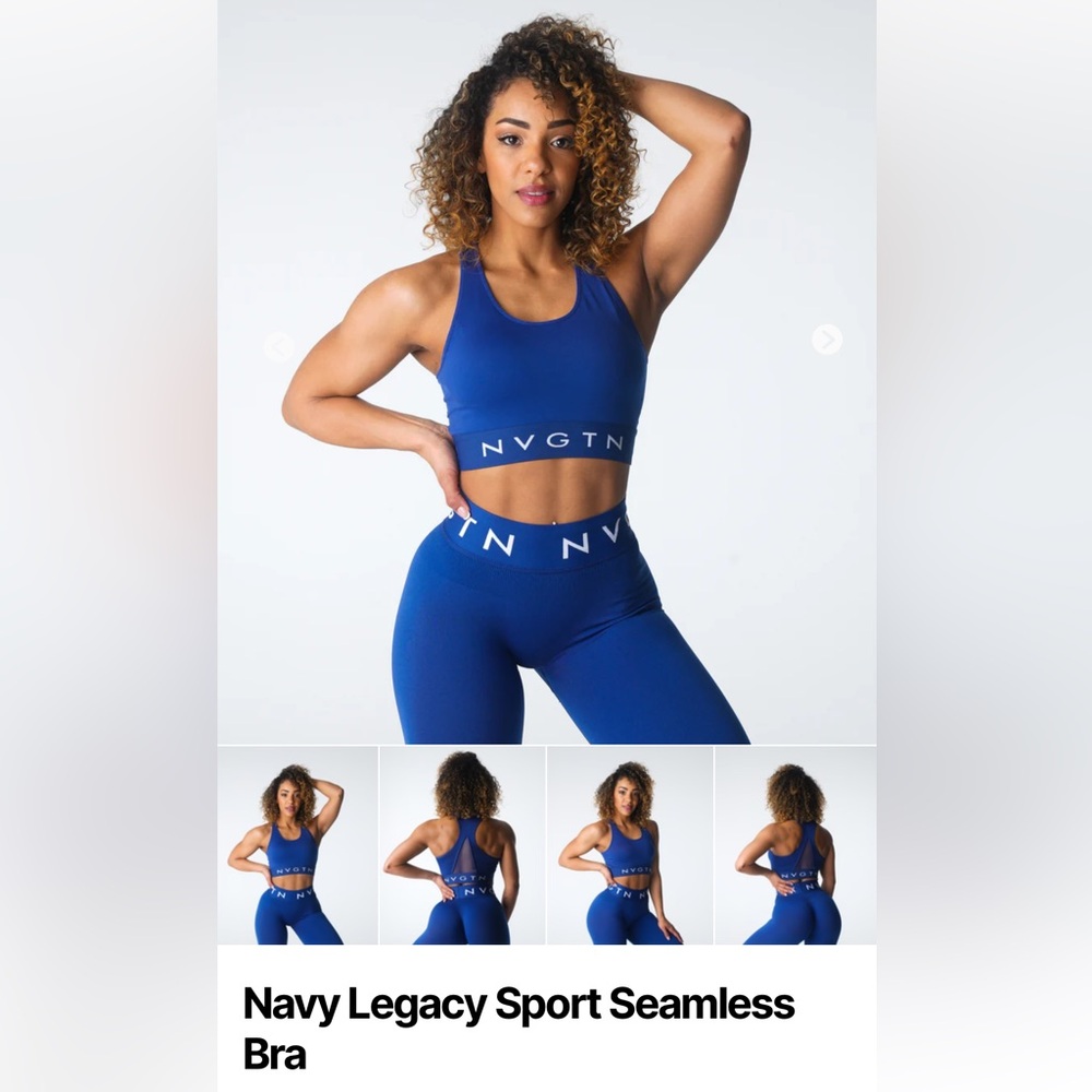 Navy NVGTN Workout Set